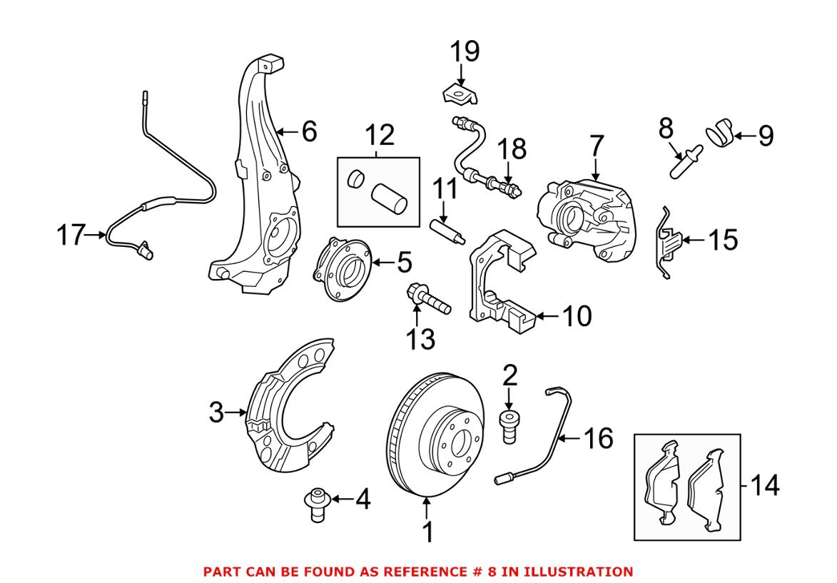 BMW Bleeder Screw 34116768018